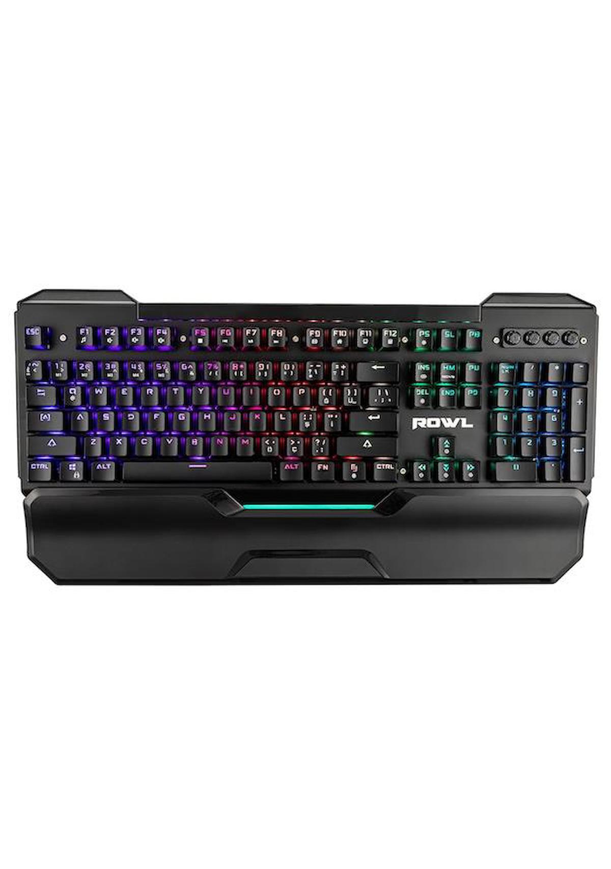GameMar RGMK-01 Türkçe RGB 105 Tuşlu Blue Switch Kablolu Siyah Mekanik Gaming Klavye