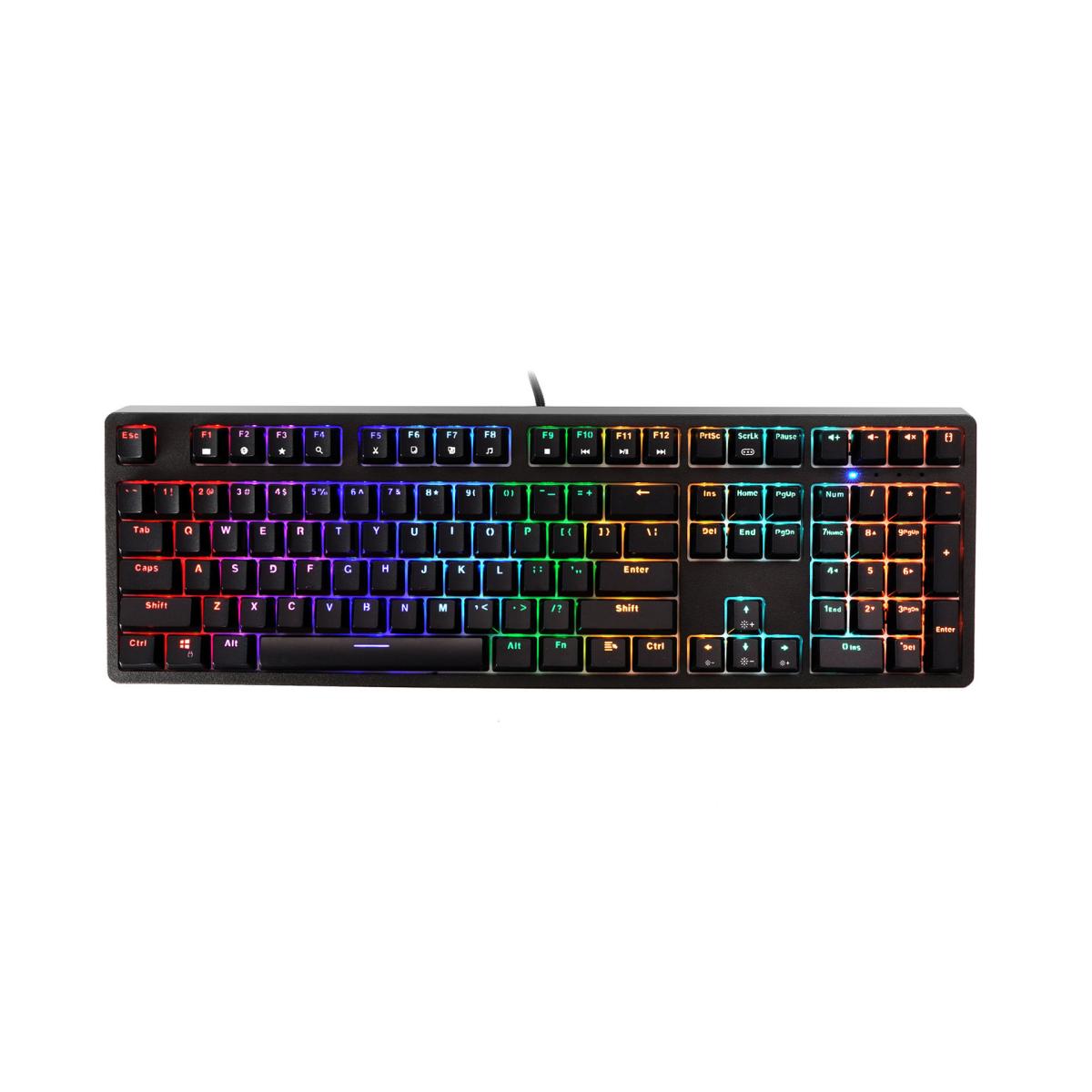 MF Product 566 Türkçe Q RGB 108 Tuşlu Kablolu Siyah Mekanik Gaming Klavye