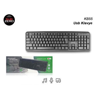 Subzero KB55 Türkçe Q 104 Tuşlu Kablolu Siyah Mekanik Klavye