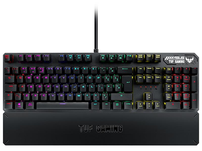 Asus K3 Türkçe RGB 88 Tuşlu Red Switch Kablolu Siyah Gaming Klavye