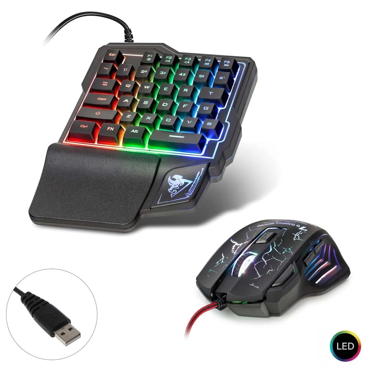 Everest G-506 Türkçe 18 Tuşlu Kablolu Siyah Gaming Klavye