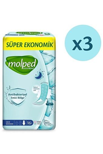 Molped Extra İnce 48'li Hijyenik Ped 1 Adet
