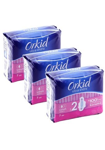 Orkid Ultra Extra İnce 7'li Hijyenik Ped 3 Adet