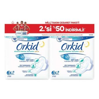 Orkid Ekstra Hassas Koruma İnce 28'li Hijyenik Ped 1 Adet