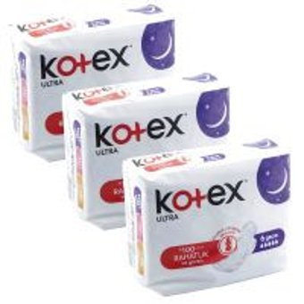 Kotex Ultra Extra İnce 6'lı Hijyenik Ped 3 Adet