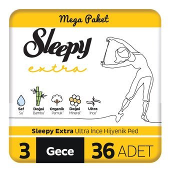 Sleepy Extra İnce 36'lı Hijyenik Ped 1 Adet