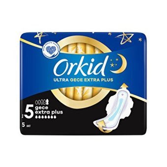 Orkid Extra Plus İnce 5'li Hijyenik Ped 3 Adet