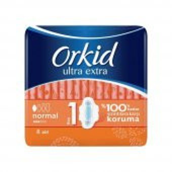 Orkid Ultra Extra İnce 8'li Hijyenik Ped 24 Adet
