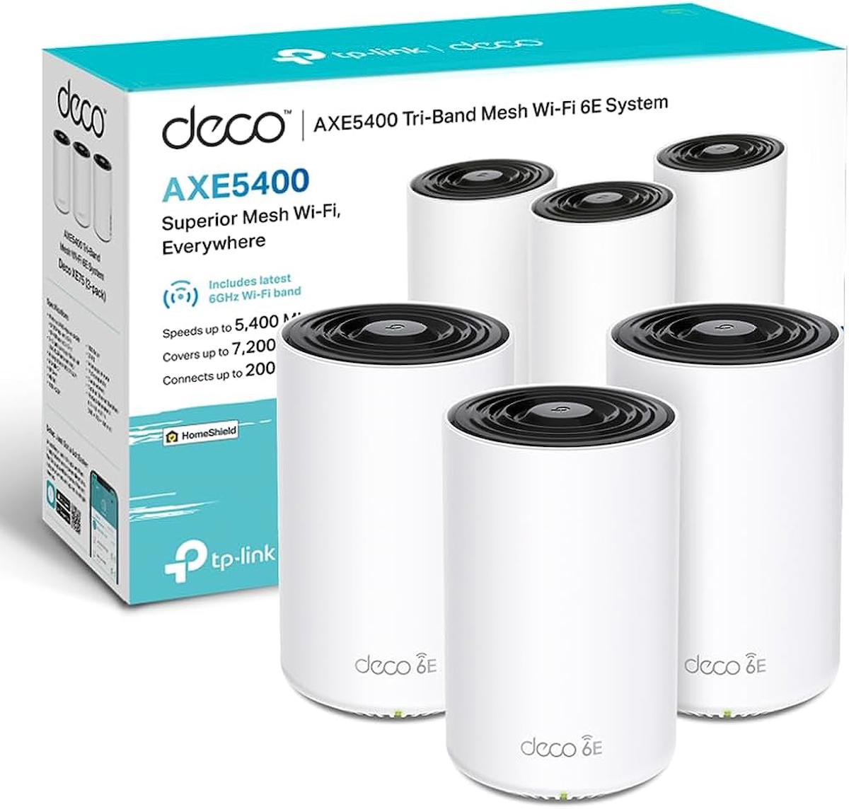TP-Link AXE5400 2.4-5 Ghz 5400 Mbps Kablosuz Mesh İç Mekan Ev Tipi Access Point