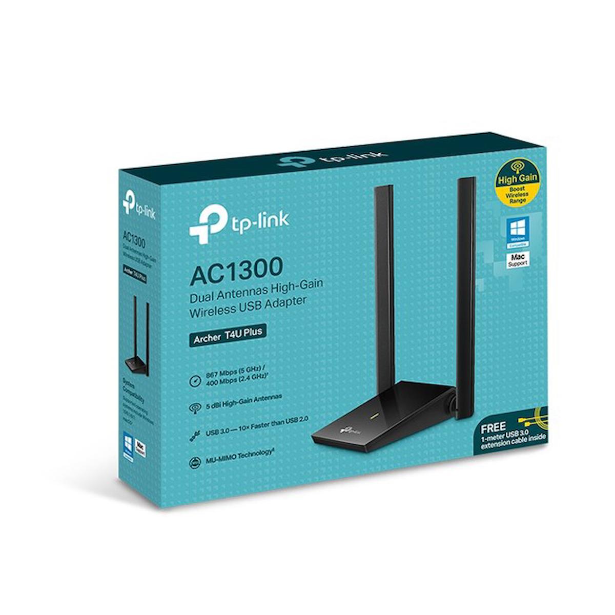 TP-Link Archer T4UH Plus 2.4-5 Ghz 867 Mbps Kablosuz Dual Band İç Mekan Ev Tipi Access Point