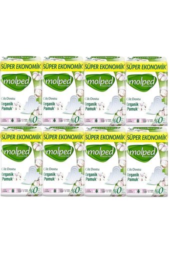 Molped Pure & Soft İnce 18'li Hijyenik Ped 8 Adet