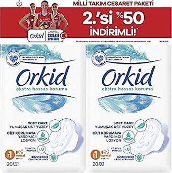 Orkid Extra İnce 40'lı Hijyenik Ped 5 Adet