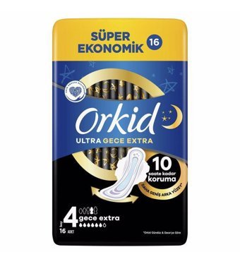 Orkid Extra İnce 16'lı Hijyenik Ped 4 Adet