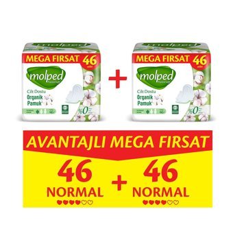 Molped Pure & Soft İnce 46'lı Hijyenik Ped 2 Adet
