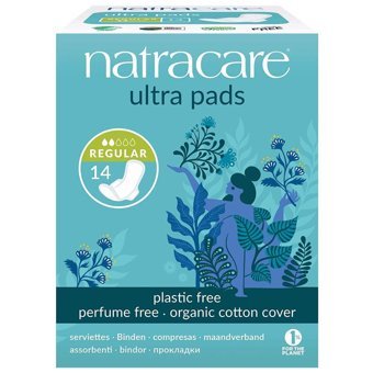 Natracare Cotton Cover Ultra Organik İnce 14'lü Hijyenik Ped 1 Adet
