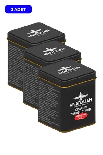 Anatolian Güllü Orta Kavrulmuş Türk Kahvesi 3x100 gr