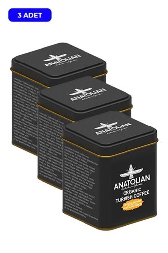 Anatolian Portakallı Orta Kavrulmuş Türk Kahvesi 3x100 gr