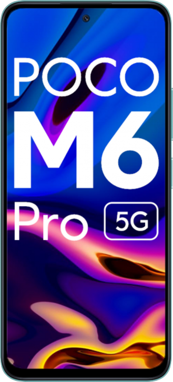 Poco M6 Pro 5G 128 GB Hafıza 4 GB Ram 6.79 inç 64 MP Çift Hatlı IPS LCD Ekran Android Akıllı Cep Telefonu Siyah