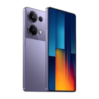 Poco M6 Pro 512 GB Hafıza 12 GB Ram 6.67 inç 64 MP Çift Hatlı AMOLED Ekran Android Akıllı Cep Telefonu Mor