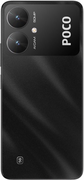Poco M6 5G 128 GB Hafıza 4 GB Ram 6.74 inç 64 MP Çift Hatlı IPS LCD Ekran Android Akıllı Cep Telefonu Siyah