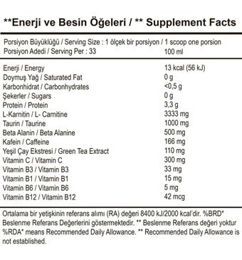 Navy Plus Nutrition Portakal Aromalı L-Karnitin 1000 ml Sıvı