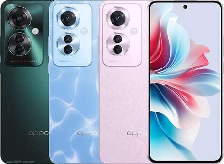 Oppo Reno11 F 256 GB Hafıza 8 GB Ram 6.7 inç 64 MP Çift Hatlı AMOLED Ekran Android Akıllı Cep Telefonu Mavi