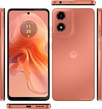 Motorola Moto G04 64 GB Hafıza 4 GB Ram 6.56 inç 16 MP Çift Hatlı IPS LCD Ekran Android Akıllı Cep Telefonu Turuncu