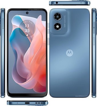 Motorola Moto G Play 2024 64 GB Hafıza 4 GB Ram 6.5 inç 50 MP IPS LCD Ekran Android Akıllı Cep Telefonu Mavi