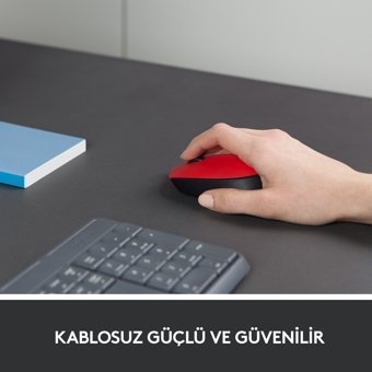 Logitech M171 Kablosuz Kırmızı Optik Mouse
