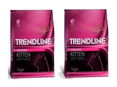 Trendline Tavuk Aromalı Yavru Kuru Kedi Maması 2x1 kg