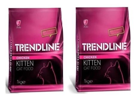 Trendline Tavuk Aromalı Yavru Kuru Kedi Maması 2x1 kg