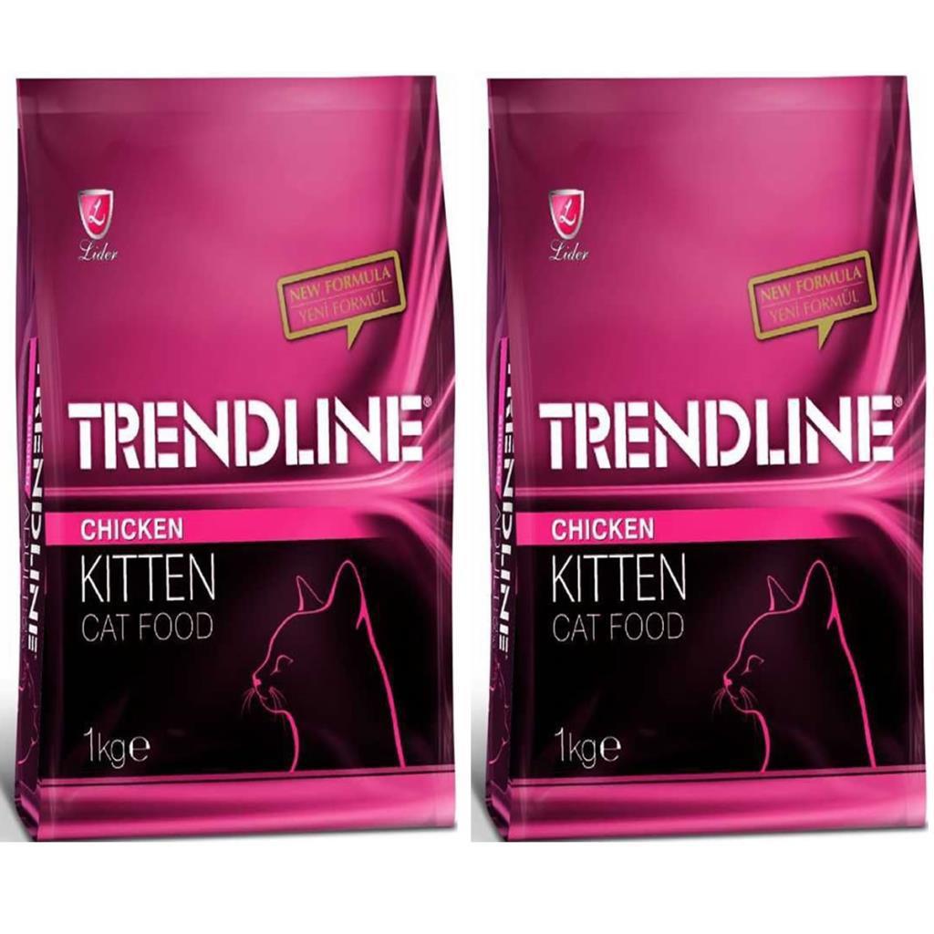 Trendline Tavuk Aromalı Yavru Kuru Kedi Maması 2x1 kg