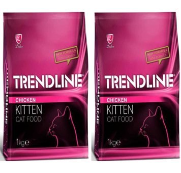 Trendline Tavuk Aromalı Yavru Kuru Kedi Maması 2x1 kg