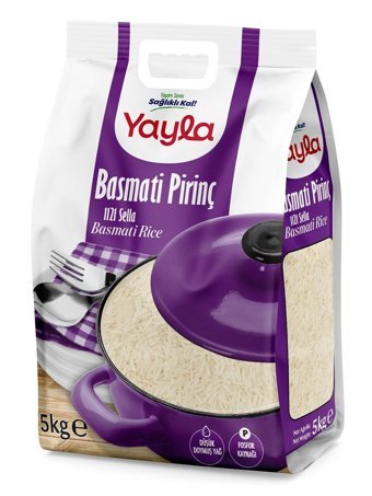 Yayla 1121 Sella Basmati Pirinç 5 kg