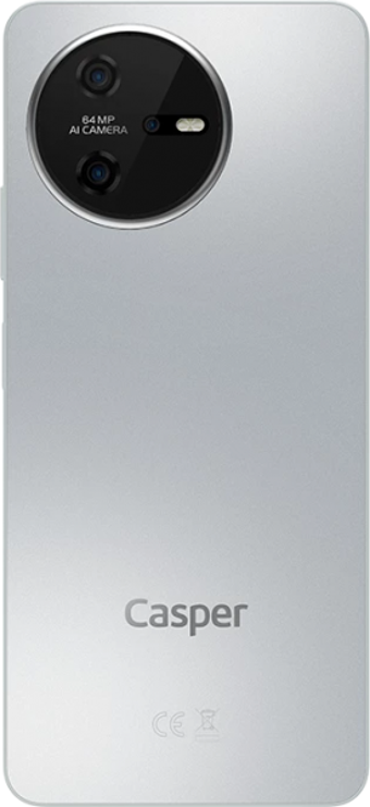 Casper Via A40 256 GB Hafıza 8 GB Ram Cep Telefonu Gümüş