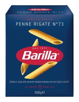 Barilla Penne Rigate Makarna 500 gr