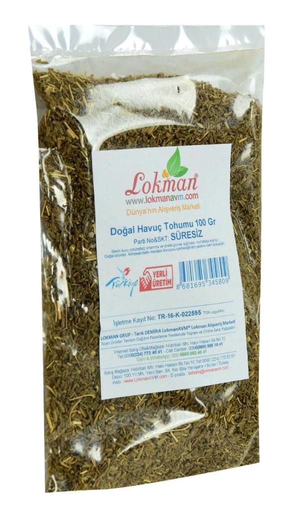 Lokman Avm Doğal Havuç Tohumu Toz 100 gr