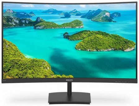 Philips 241E1SCA/01 75 Hz 4 ms 23.6 inç FHD Kavisli Ekran VA Hoparlörlü VGA HDMI Freesync 1920 x 1080 px LED Oyuncu Monitör