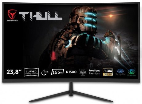 Thull TG-238C 165 Hz 1 ms 23.8 inç FHD Kavisli Ekran VA VGA HDMI Freesync 1920 x 1080 px LED Oyuncu Monitör