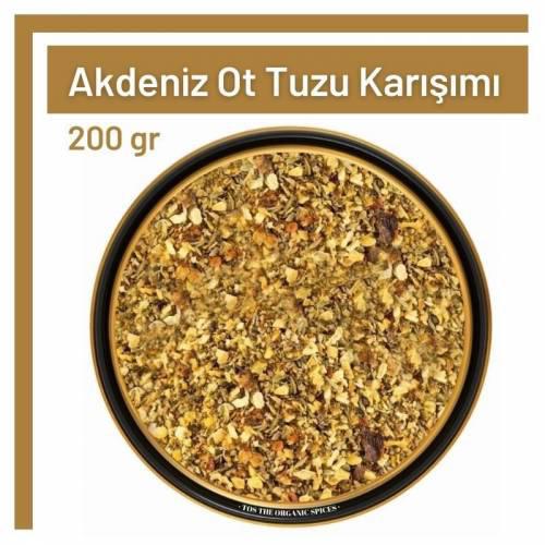 Tos The Organic Spices Baharat Akdeniz Ot Tuzu Karışımı Toz 200 gr