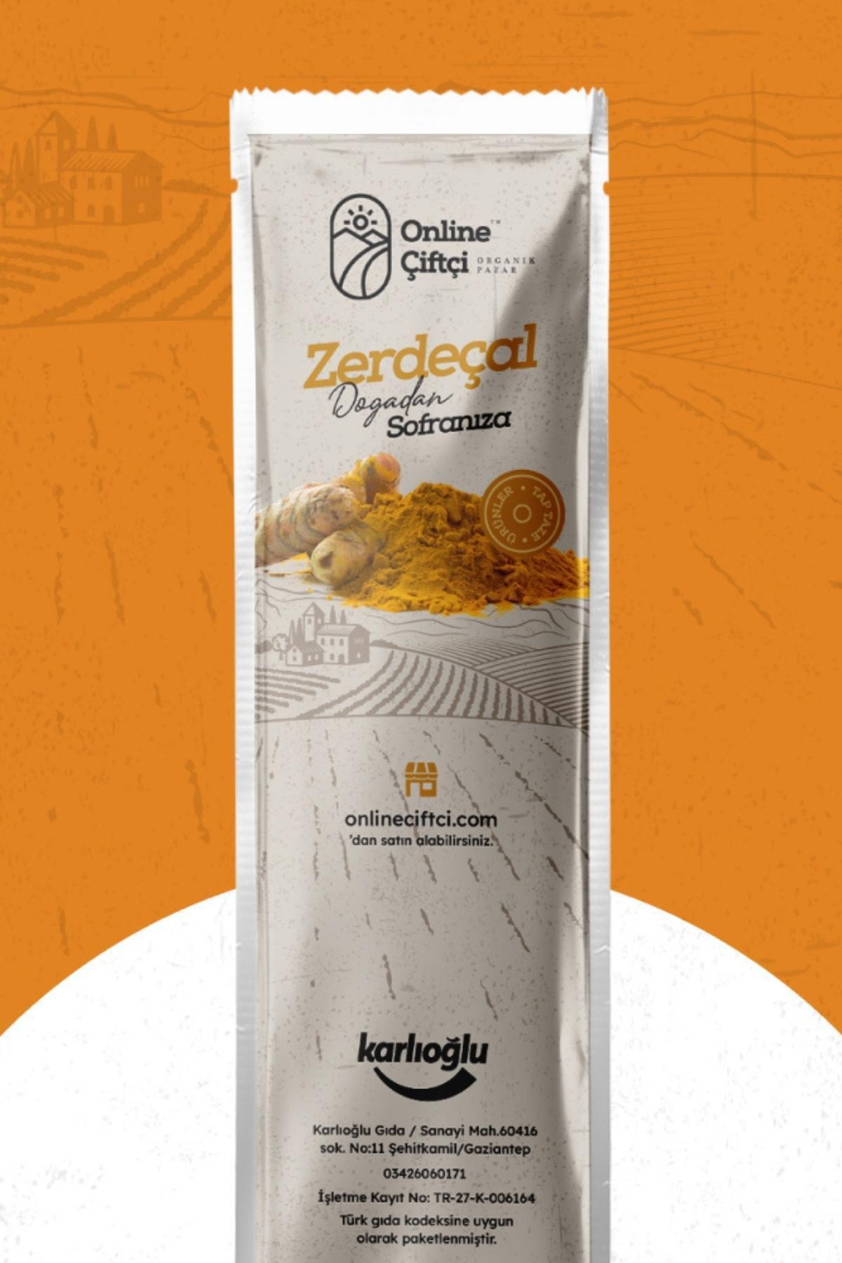 Online Çiftçi Doğal Zerdeçal Toz 80 gr