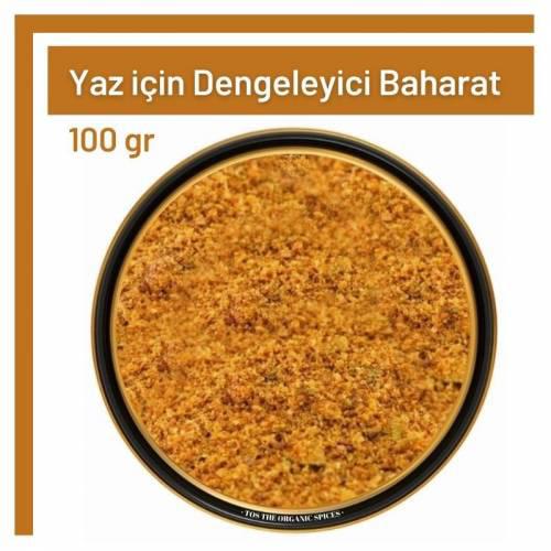Tos The Organic Spices Yaz için Dengeleyici Glutensiz Baharat Karışımı Toz 100 gr
