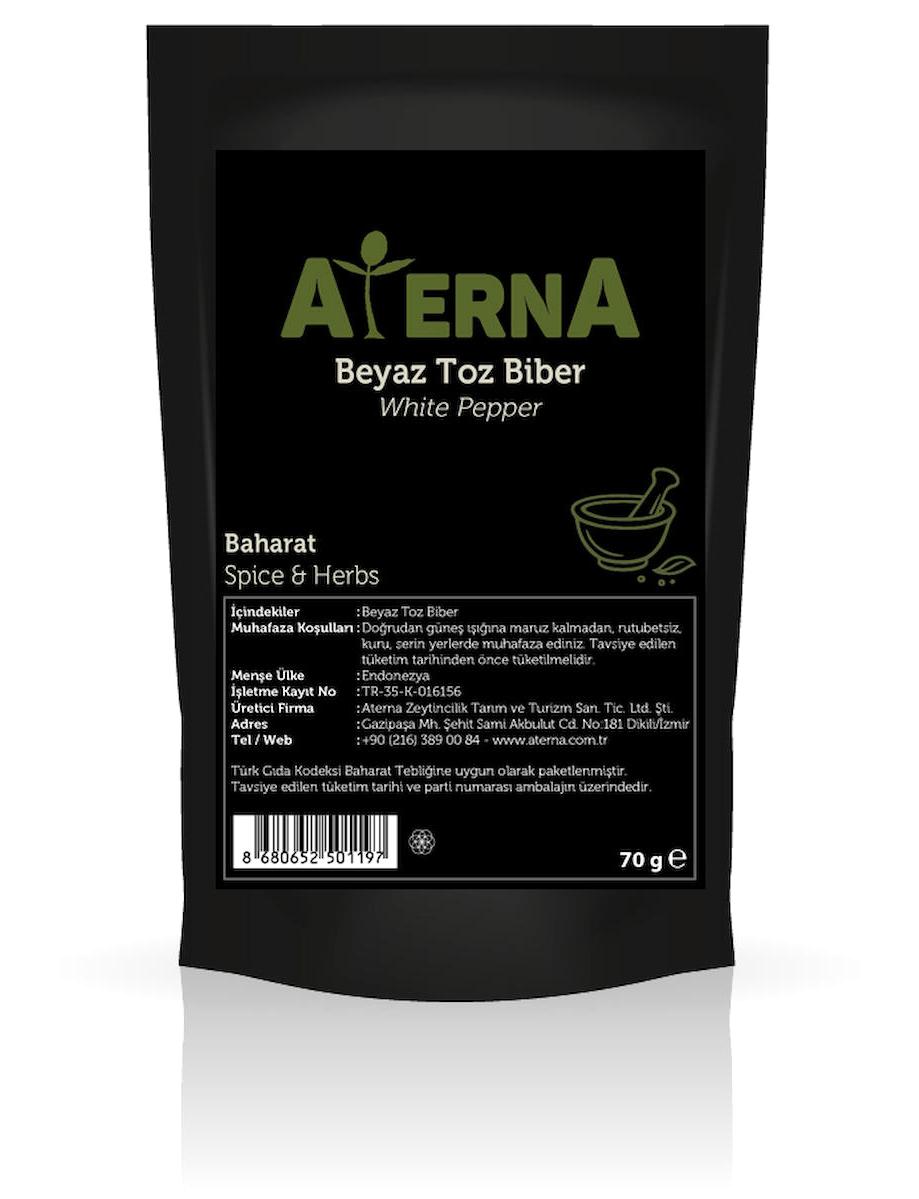Aterna Glutensiz Toz Beyaz Biber 70 gr