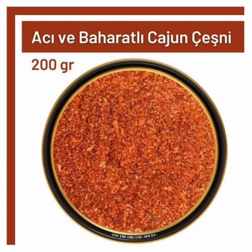 Tos The Organic Spices Acı Ve Baharatlı Cajun Toz 200 gr