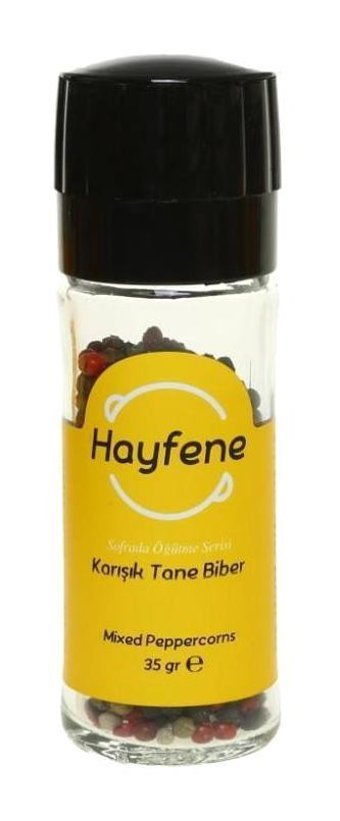 Hayfene Vegan Kırmızı Biber Tane 35 gr Değirmenli