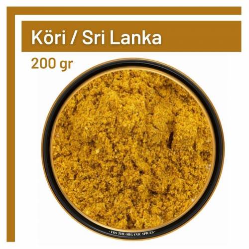 Tos The Organic Spices Sri Lanka Glutensiz Köri Toz 200 gr