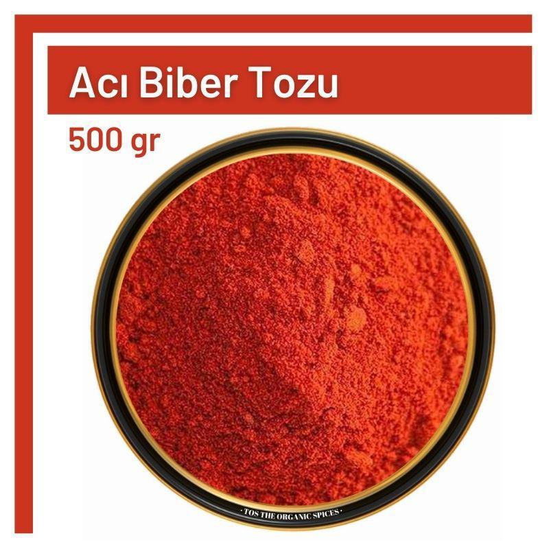 Tos The Organic Spices Acı Biber Toz 500 gr