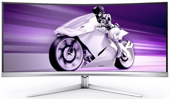 Philips Evnia34M2C8600/00 175 Hz 0.1 ms 34 inç UWQHD Kavisli Ekran Kavisli Ekran Hoparlörlü HDMI 3440 x 1440 px OLED Oyuncu Monitör