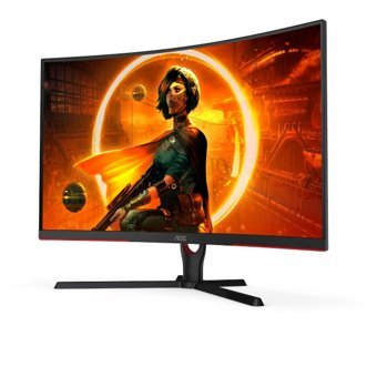 AOC C32G3AE 165 Hz 1 ms 31.5 inç FHD Kavisli Ekran VA Hoparlörlü HDMI Freesync 1920 x 1080 px LED Oyuncu Monitör
