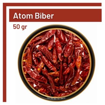 Tos The Organic Spices Acı Atom Biber Toz 50 gr